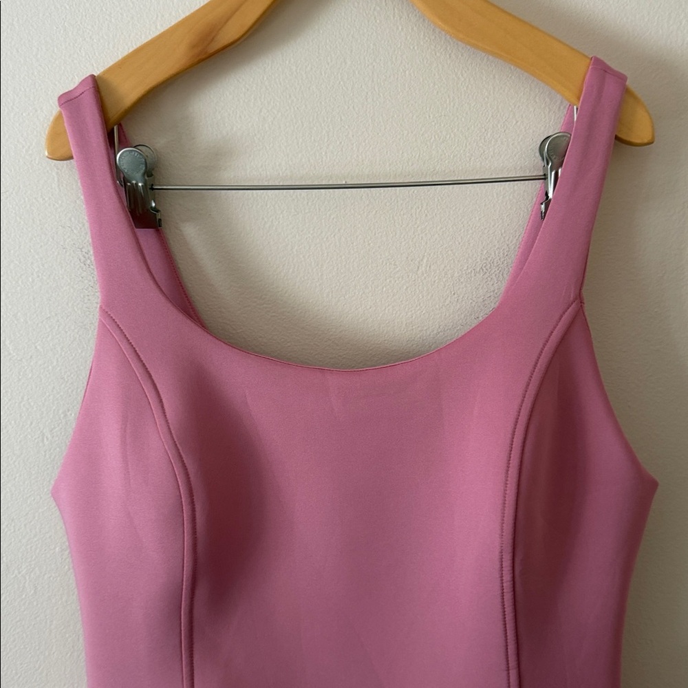 NWT Maeve Sleeveless Seamed Fit & Flare Mini Dress in Pink Drink Size M - Picture 5 of 9